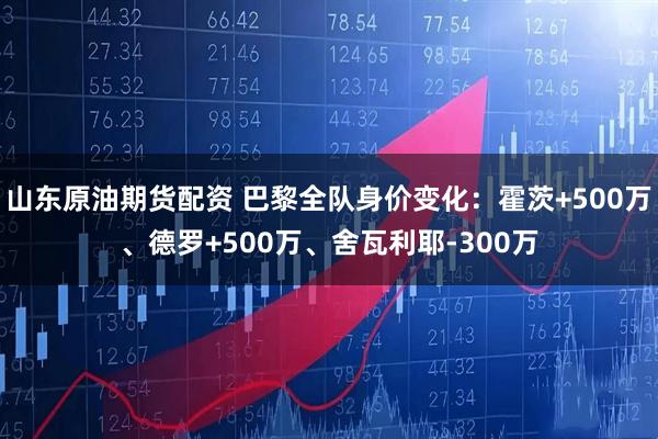 山东原油期货配资 巴黎全队身价变化：霍茨+500万、德罗+500万、舍瓦利耶-300万